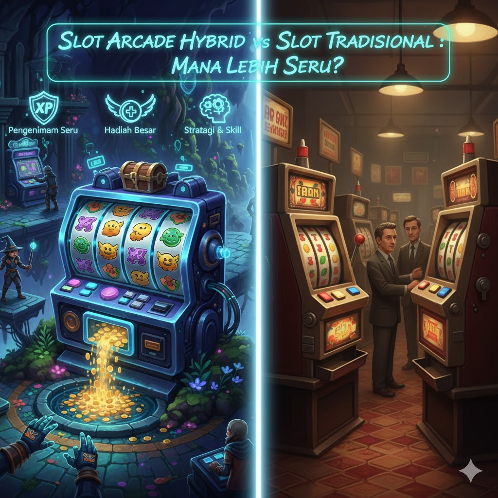Slot Arcade Hybrid vs Slot Tradisional : Mana Lebih Seru?
